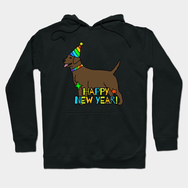 Happy New Year Hoodie by Kelly Louise Art